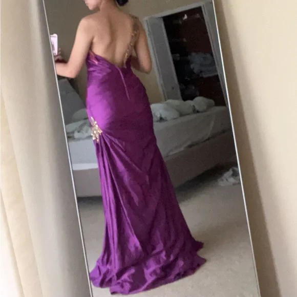 Flirt by Maggie Sottero elegant prom Dress sz 6 - Picture 3 of 4